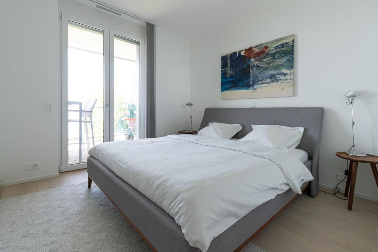 Les Terrasses De Lavaux 1 - Appartement De Luxe Avec Vue Panoramique Et Piscine Puidoux Ngoại thất bức ảnh