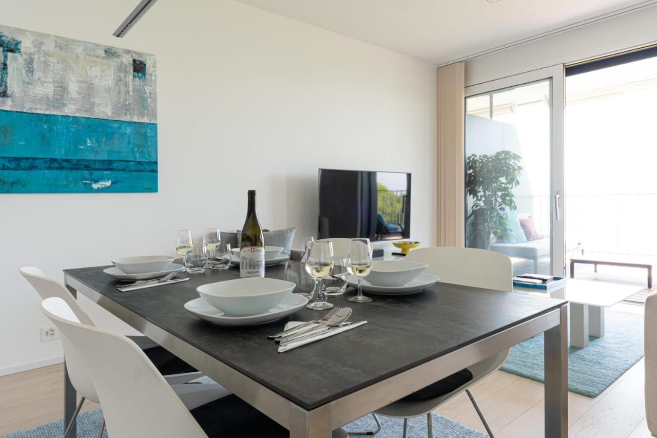 Les Terrasses De Lavaux 1 - Appartement De Luxe Avec Vue Panoramique Et Piscine Puidoux Ngoại thất bức ảnh