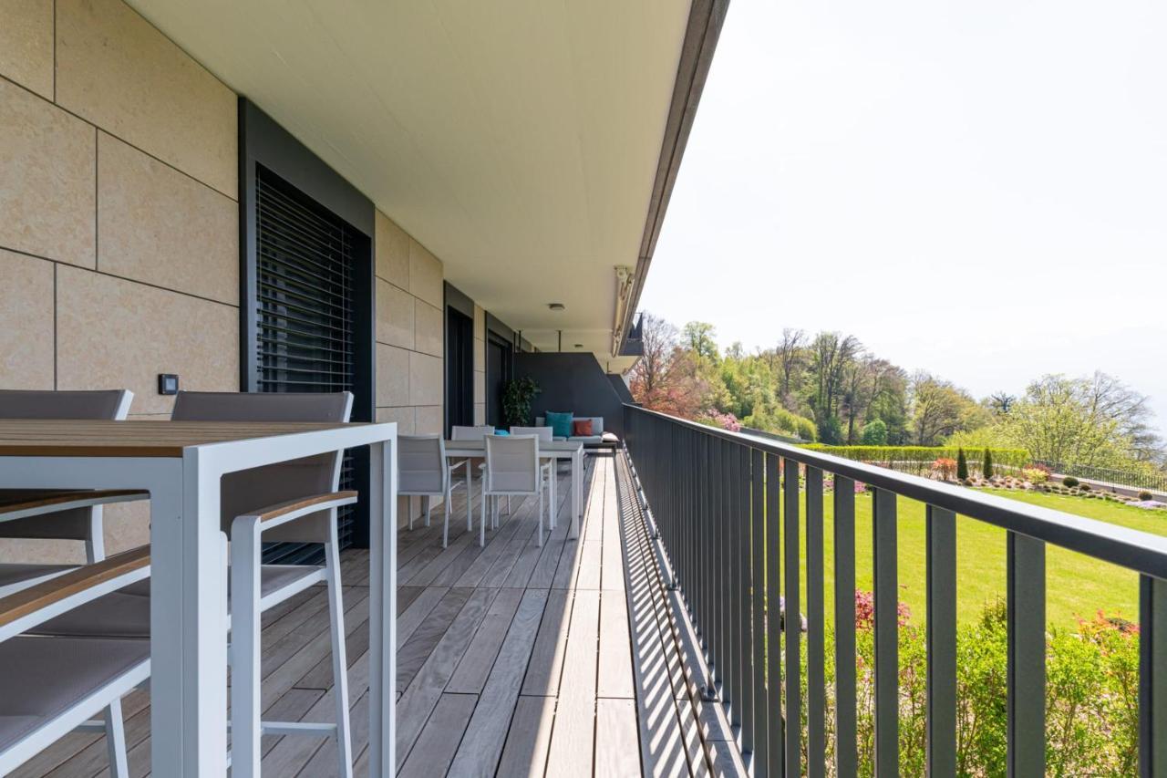 Les Terrasses De Lavaux 1 - Appartement De Luxe Avec Vue Panoramique Et Piscine Puidoux Ngoại thất bức ảnh