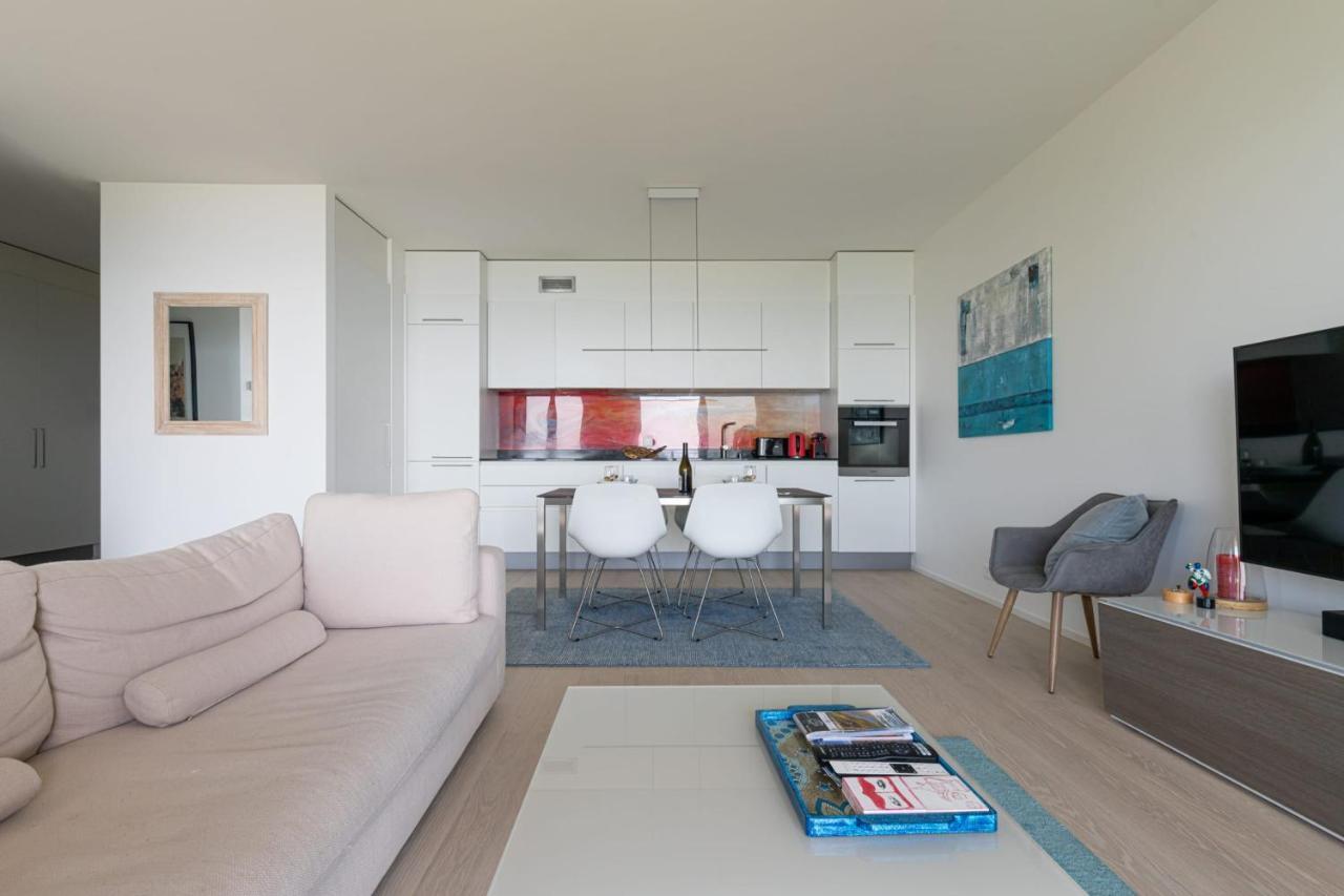 Les Terrasses De Lavaux 1 - Appartement De Luxe Avec Vue Panoramique Et Piscine Puidoux Ngoại thất bức ảnh