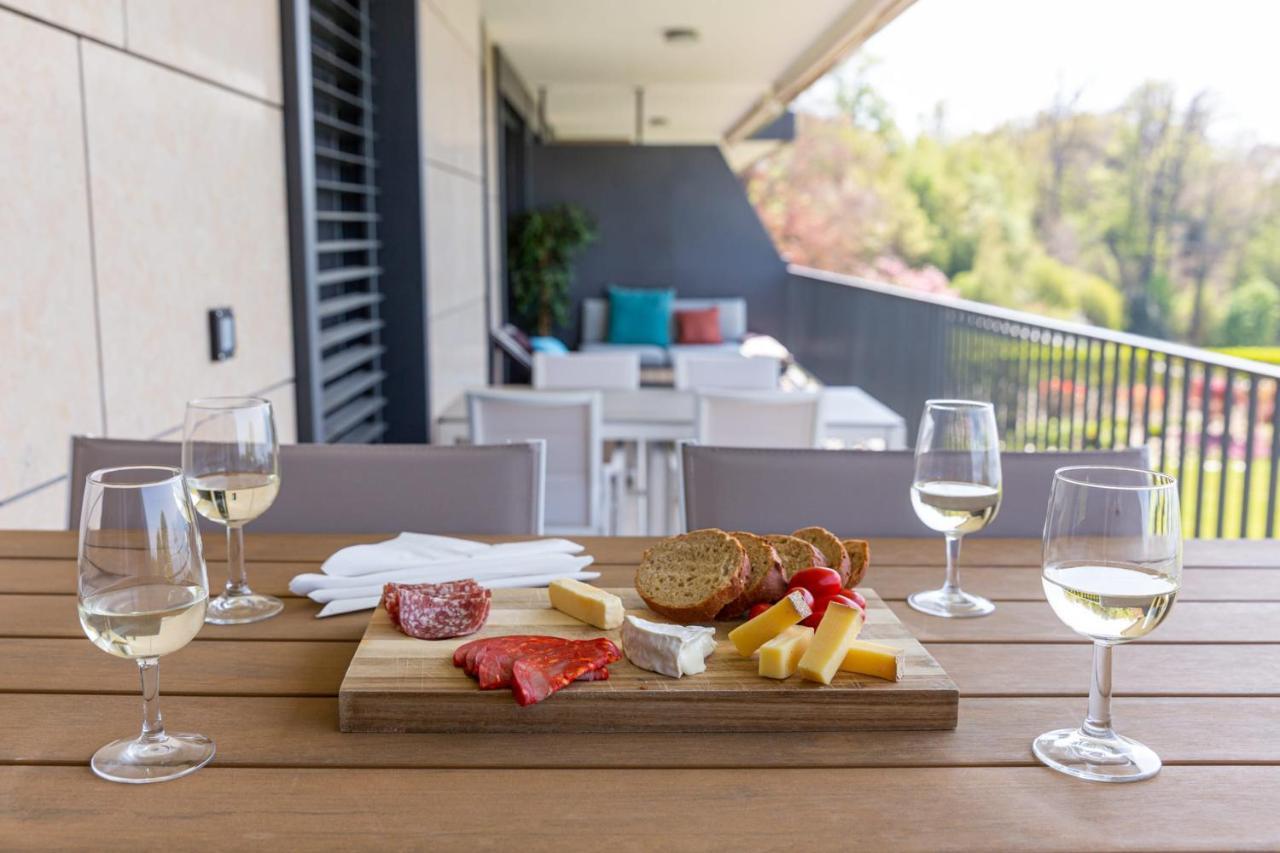 Les Terrasses De Lavaux 1 - Appartement De Luxe Avec Vue Panoramique Et Piscine Puidoux Ngoại thất bức ảnh